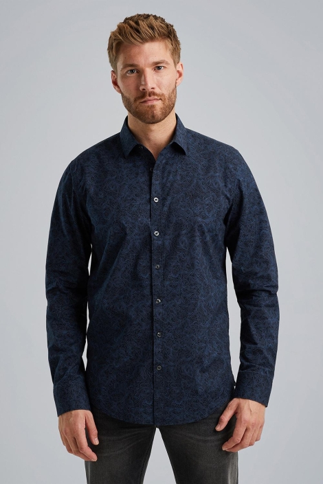 PME legend long sleeve shirt print on poplin